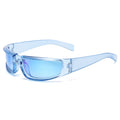 Y2K Sports Punk Sunglasses Women Men 2023 Luxury Brand Designer Square Goggle Sun Glasses UV400 Colorful Mirror Fashion Eyewear