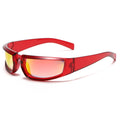Y2K Sports Punk Sunglasses Women Men 2023 Luxury Brand Designer Square Goggle Sun Glasses UV400 Colorful Mirror Fashion Eyewear