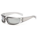 Y2K Sports Punk Sunglasses Women Men 2023 Luxury Brand Designer Square Goggle Sun Glasses UV400 Colorful Mirror Fashion Eyewear