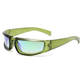 Y2K Sports Punk Sunglasses Women Men 2023 Luxury Brand Designer Square Goggle Sun Glasses UV400 Colorful Mirror Fashion Eyewear