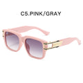 Retro Square Sunglasses Men Luxury Brand Oversized Women Sunglasses Fashion Glasses Car Driving Sunglasses UV400 Oculos