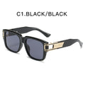 Retro Square Sunglasses Men Luxury Brand Oversized Women Sunglasses Fashion Glasses Car Driving Sunglasses UV400 Oculos