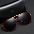 Luxury Pilot Polarized Sunglasses Men Women Driving Fishing Retro Sun Glasses Brand Designer Male Metal Sunglasses For Man UV400
