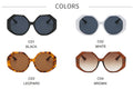 Fashion Round Sunglasses Women Men Luxury Model Leopard Black Style Brand Designer Hollow Decorative Frame Vintage Cool