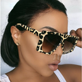 Punk Leopard Sunglasses Women Sexy Oversized Sun Glasses Men UV400  Gradient Shades Steampunk Goggles Eyewear Oculos Escuros