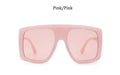 oversized black shades Women sunglasses men luxury brand Big Frame Flat Top vintage sunglasses female oculos de sol