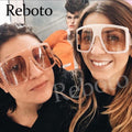 oversized black shades Women sunglasses men luxury brand Big Frame Flat Top vintage sunglasses female oculos de sol