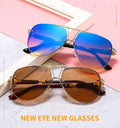 New Hollow Pattern Oval Sunglasses Men Women Luxury Trend Brand Designer Metal Alloy Frame All Fitness Sun Glasses UV400