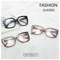 women's eyeglass frame  New black Square glasses frame women Big glasses frame oversized Fashion Styles Acetate